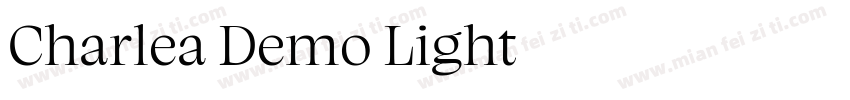 Charlea Demo Light字体转换